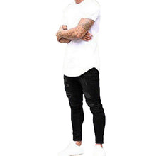 Load image into Gallery viewer, Oeak Men Solid Color Jeans