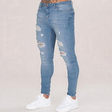 Load image into Gallery viewer, Oeak Men Solid Color Jeans