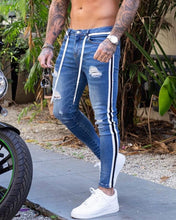 Load image into Gallery viewer, men Destroyed Ripped Jeans