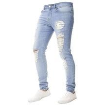 Load image into Gallery viewer, Oeak Men Solid Color Jeans