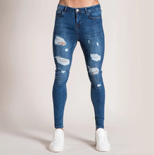 Load image into Gallery viewer, Vintage Skinny Destroyed Ripped Jeans