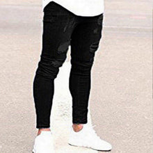 Load image into Gallery viewer, Oeak Men Solid Color Jeans
