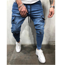 Load image into Gallery viewer, Rasgado Moda Streetwear Mens Skinny Jeans
