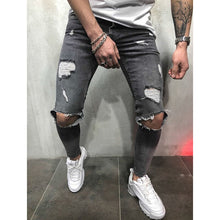 Load image into Gallery viewer, Vintage Skinny Destroyed Ripped Jeans
