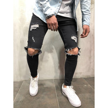 Load image into Gallery viewer, Vintage Skinny Destroyed Ripped Jeans
