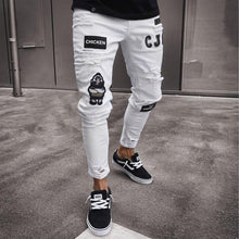 Load image into Gallery viewer, men Destroyed Ripped Jeans
