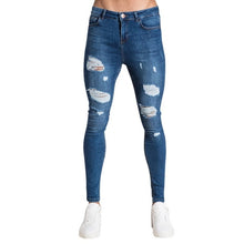 Load image into Gallery viewer, Oeak Men Solid Color Jeans
