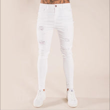 Load image into Gallery viewer, Vintage Skinny Destroyed Ripped Jeans
