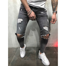 Load image into Gallery viewer, Vintage Skinny Destroyed Ripped Jeans
