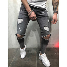 Load image into Gallery viewer, Vintage Skinny Destroyed Ripped Jeans

